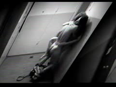 A horny couple was caught on camera drilling in the hostel corridor.